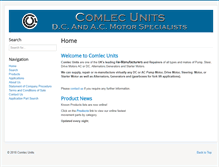 Tablet Screenshot of comlec.co.uk